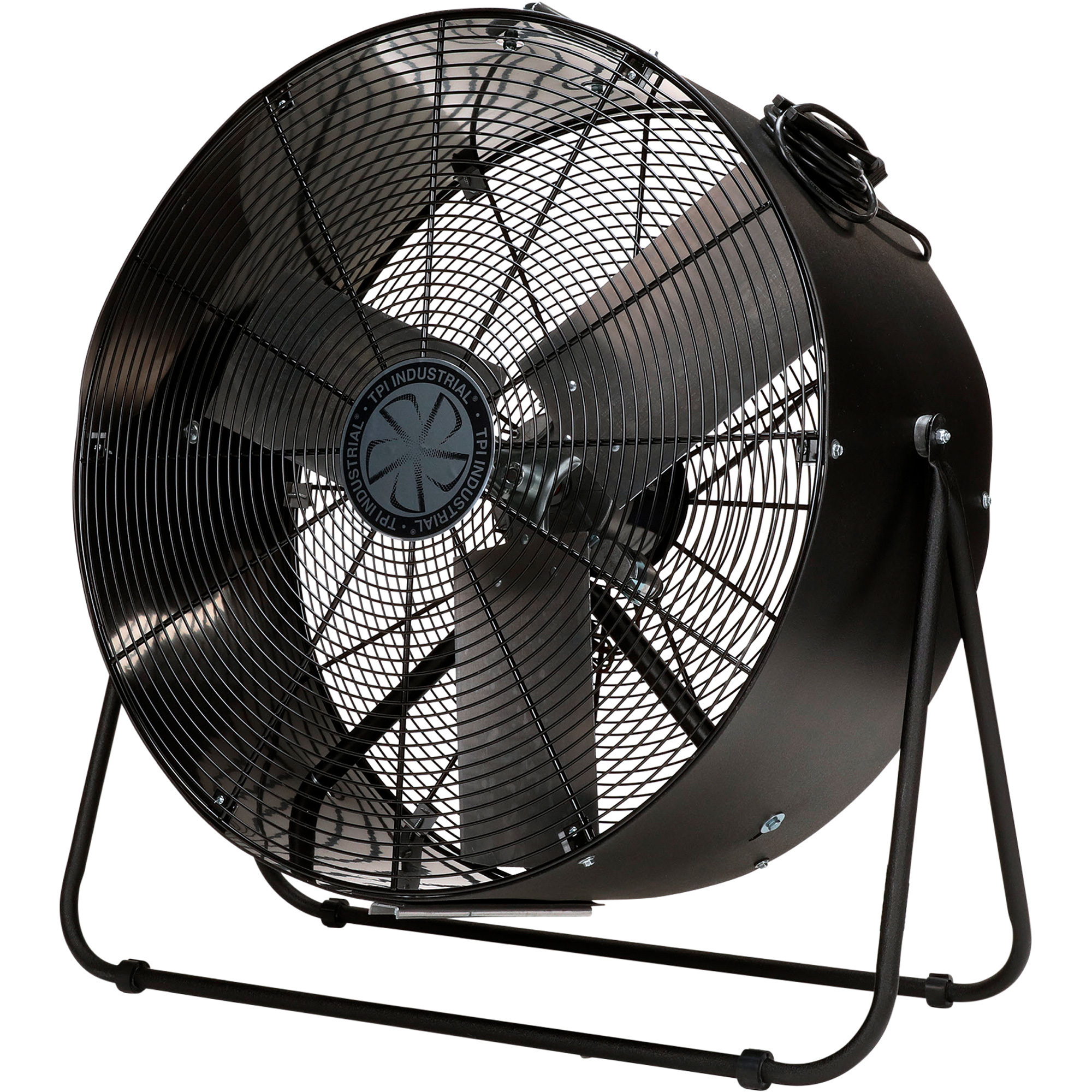 TPI Industrial Mini Portable Blower Floor Fan - 24in. Diameter, 6800 CFM, 120 Volts, Model# MBX 24-DF